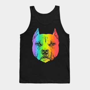 Rainbow Pit Bull Tank Top